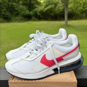 Nike White and Pink Athletic Shoes